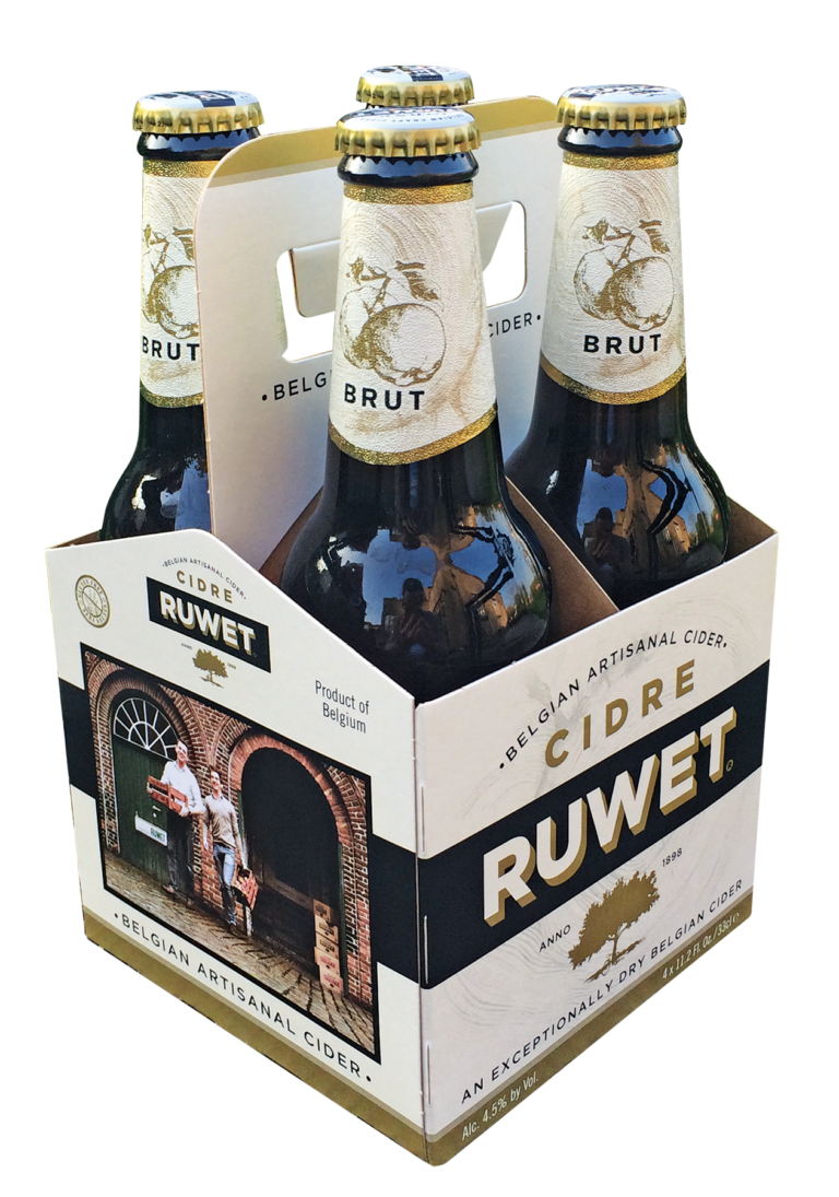 Ruwet Brut Cider 4 pack bottles Global Beer Network